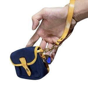 Dooney & Bourke Leather Trim Canvas Wristlet